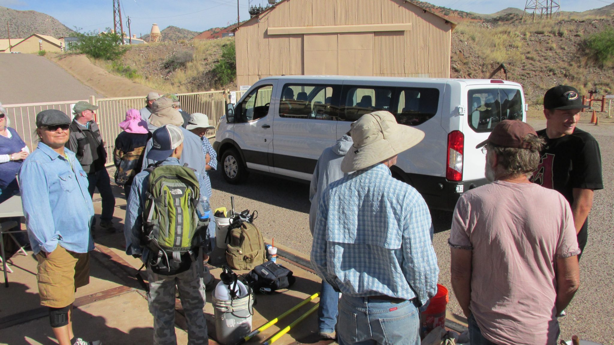 Treasure hunters heading to the tailing field