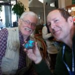 Dwight with a Bisbee Turquoise chunk