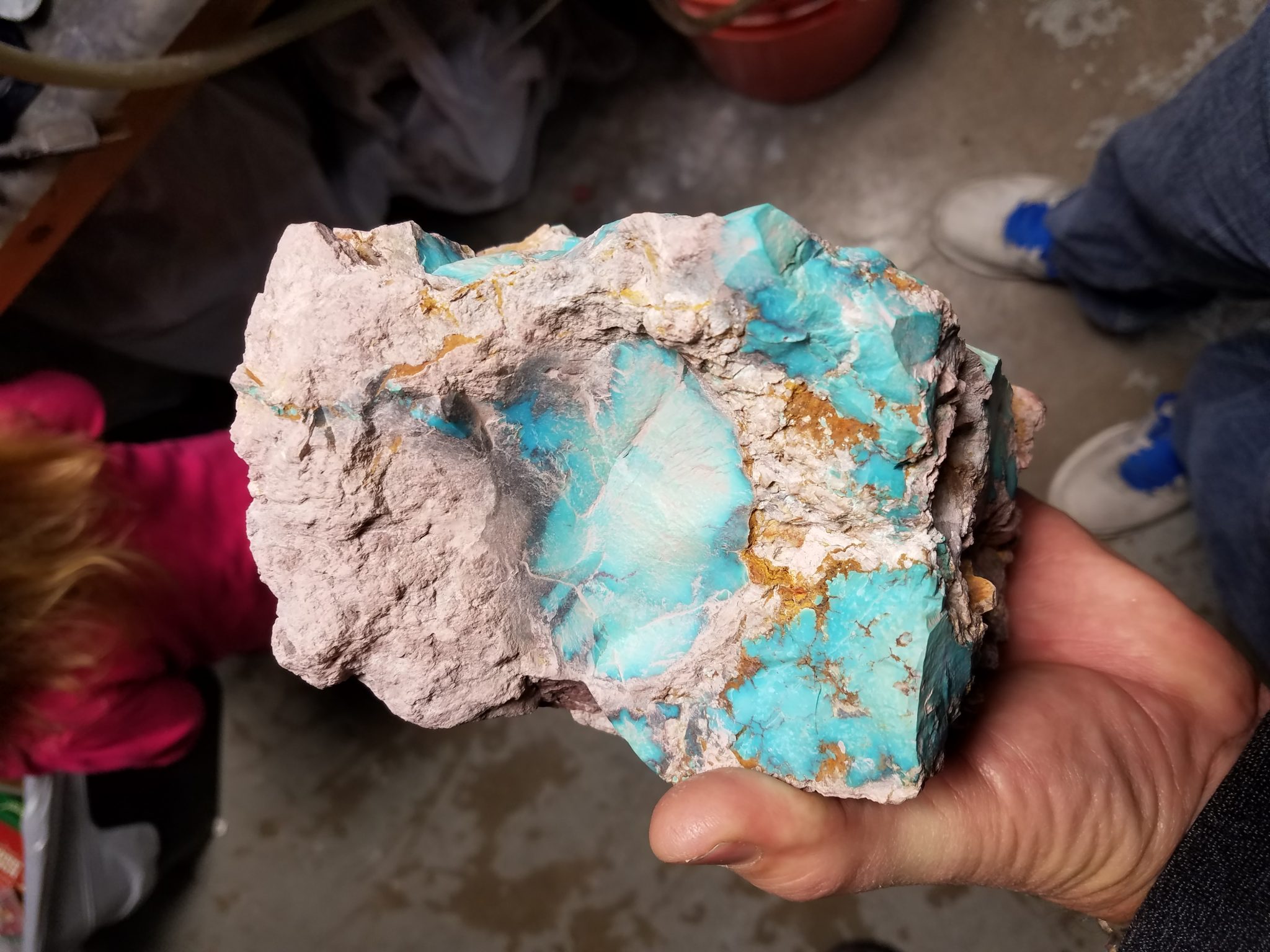 5 pound chunk of real Bisbee turquoise